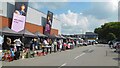 Stalls outside Gorton Market