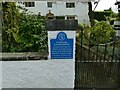 Whitkirk Manor - blue plaque