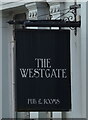 Sign for the Westgate, Winchester