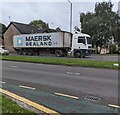 ST3091 : Maersk Sealand container in transit, Malpas, Newport by Jaggery