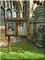 Whitkirk St Mary - notice board