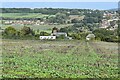 View across former orchard into Medway Valley