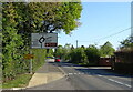 Braishfield Road approaching roundabout