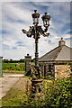 W8993 : Ornate Victorian gas lamp at the entrance to Aghern House, Co. Cork (1) by Mike Searle