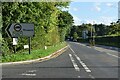 Crossroad at Mereworth on Seven Mile Lane