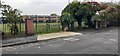 Entrance gateway to former Jesse Boot Primary School on south side of Hereford Road