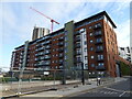 Flats on John Thornycroft Road, Woolston