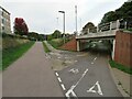 TL2523 : Cycle path junction, Stevenage by Malc McDonald