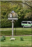 TL3250 : Arrington village sign by N Chadwick