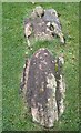 NZ2742 : Durham Cathedral - Ancient gravestone of a lady by Rob Farrow