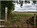 The Worcestershire Way on the edge of Little Lakes Golf Club