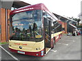 An Electric Bus at Cardiff Bus Depot