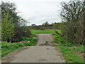 Track across course of Romford Canal