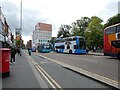 SJ8497 : Buses on Oxford Road by Gerald England