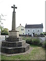 Mathern war memorial and the old Court House