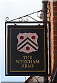 Sign for the Wykeham Arms