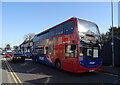 Bournemouth X1 bus on Purewell