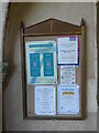 TG3421 : Church notice board by David Pashley