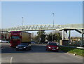 Footbridge over the A35