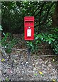 Elizabeth II postbox on Anna Lane