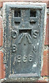 OS Flush Bracket 866 - Abergwili, #16 High Street