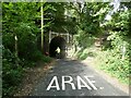 Bridge over temporary section of Taff Trail