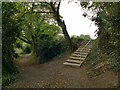 Steps to the playground 