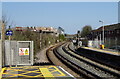 Railway heading east from Dorchester South Railway Station 