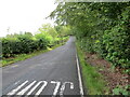 Road (B837) approaching Buchanan Smithy