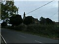 Christ Church, Broad Town: dusk