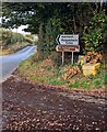 Direction signs, Vowchurch, Herefordshire 