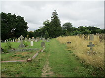 SO3958 : The churchyard, Pembridge by Jonathan Thacker