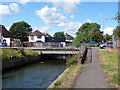 Villiers Road bridges the Hogsmill River