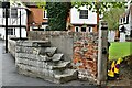 Bradwell on Sea: Pillion stone outside the church