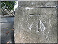 Benchmark on the entrance pier