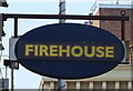 Sign for the Firehouse public house