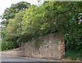 Wetherby, York Road, railway abutment