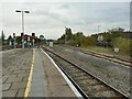 Hereford station: signals and stop sign