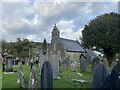 SN5230 : St Teiloâs and churchyard by Alan Hughes