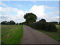 Road to Riverside Holiday Park off Pavenham Road