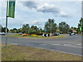 Roundabout on A309 Hampton Court Way