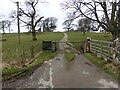 The driveway to Ponsonby Church