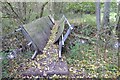 Footbridge crossing Sherbourne Brook