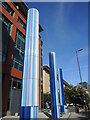 Blue columns