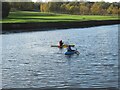 Canoeists on the River Wansbeck