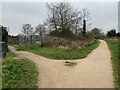SP3065 : Path junction, Riverside Walk, Leamington  by Robin Stott