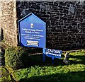 Information board, Trelleck Grange Church, Monmouthshire