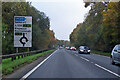 A326 northwards towards M27