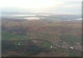 Lennoxtown and the Campsie Fells from the air