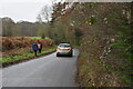 Walkers on the road to Peasmarsh